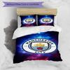 Set Copripiumino Stampato Manchester City F.C. – include 1 copripiumino e 2 federe coordinate Decorazione per camera da letto Regali di Natale
