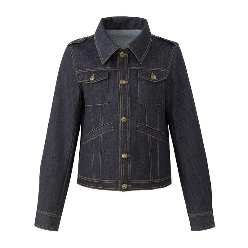 Mens Womens Slim Fit Washed Denim Jacket Vintage Streetwear Casual Outerwear Fall