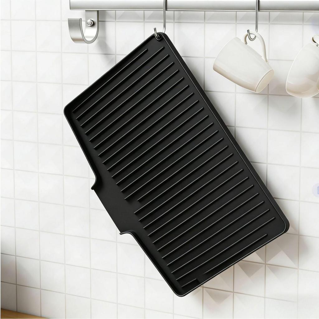Silicone Kitchen Countertop Drying Mat & Heat-Resistant Drainage Board