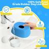Pet Slow Feeder Bowl—Liquid Slow Dog Bowls: Non-Slip,Ball&Bone Design Slow Feeder for Cats&Dogs (Ideal for Bone Broth & Licking)