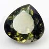 Fabulous Mehndi Green Tourmaline Pear Cut 10+ Ct Certified Loose Gemstone