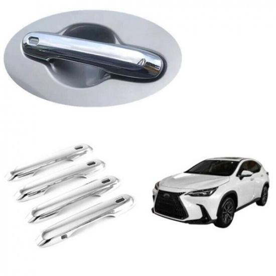 For Lexus NX250 NX350 2022-2023 ABS Chrome Out Side Door Handle Cap Cover Trim