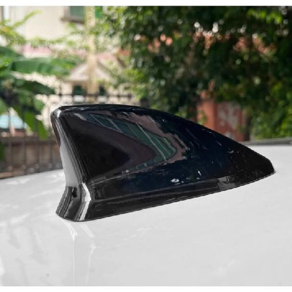 Bright Black Shark Fin Antenna Car Signal Cover 1pc For Honda CRV CR-V 2023 2025