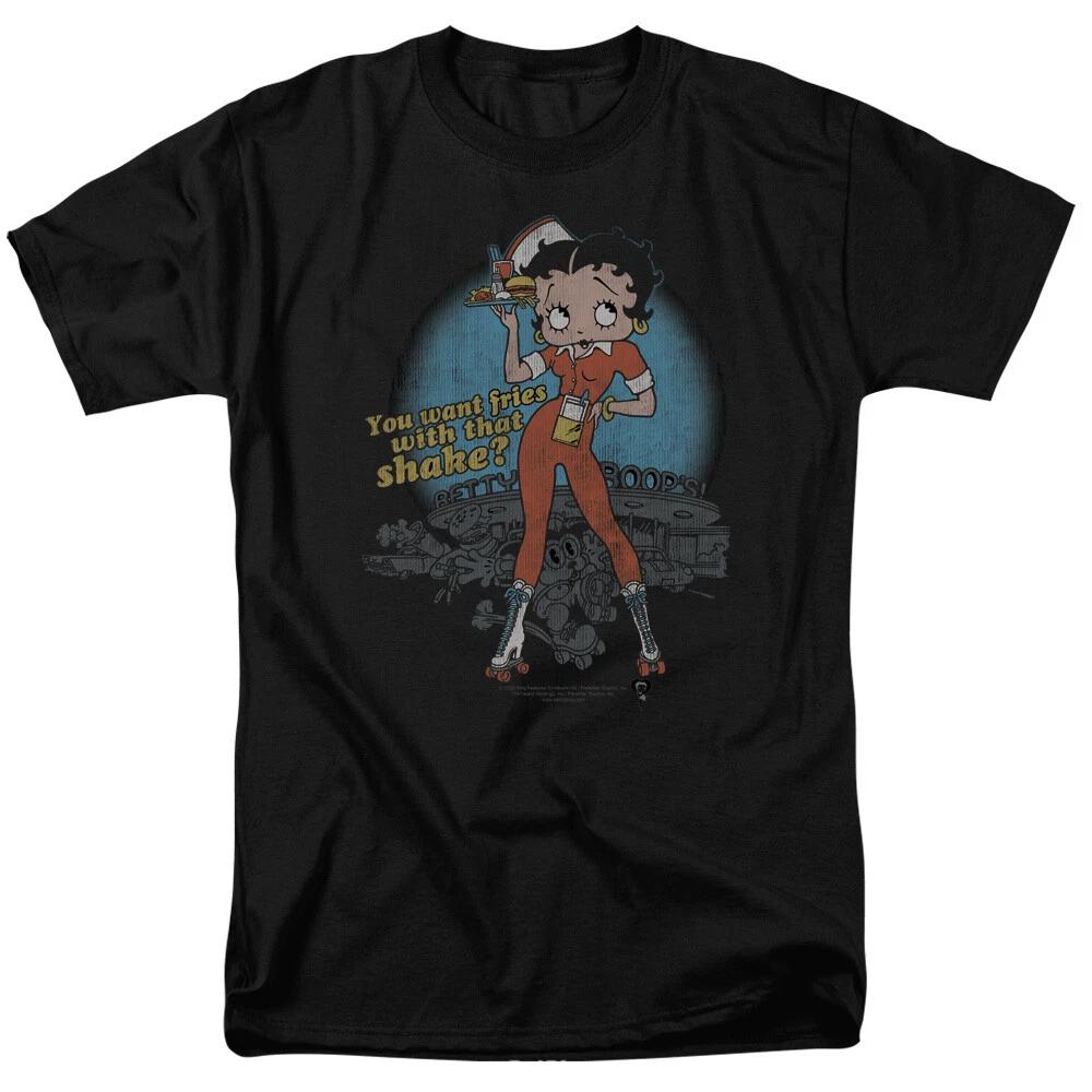 

Betty Boop Fries With That T-Shirt - Regular or Tank - to 6X XL