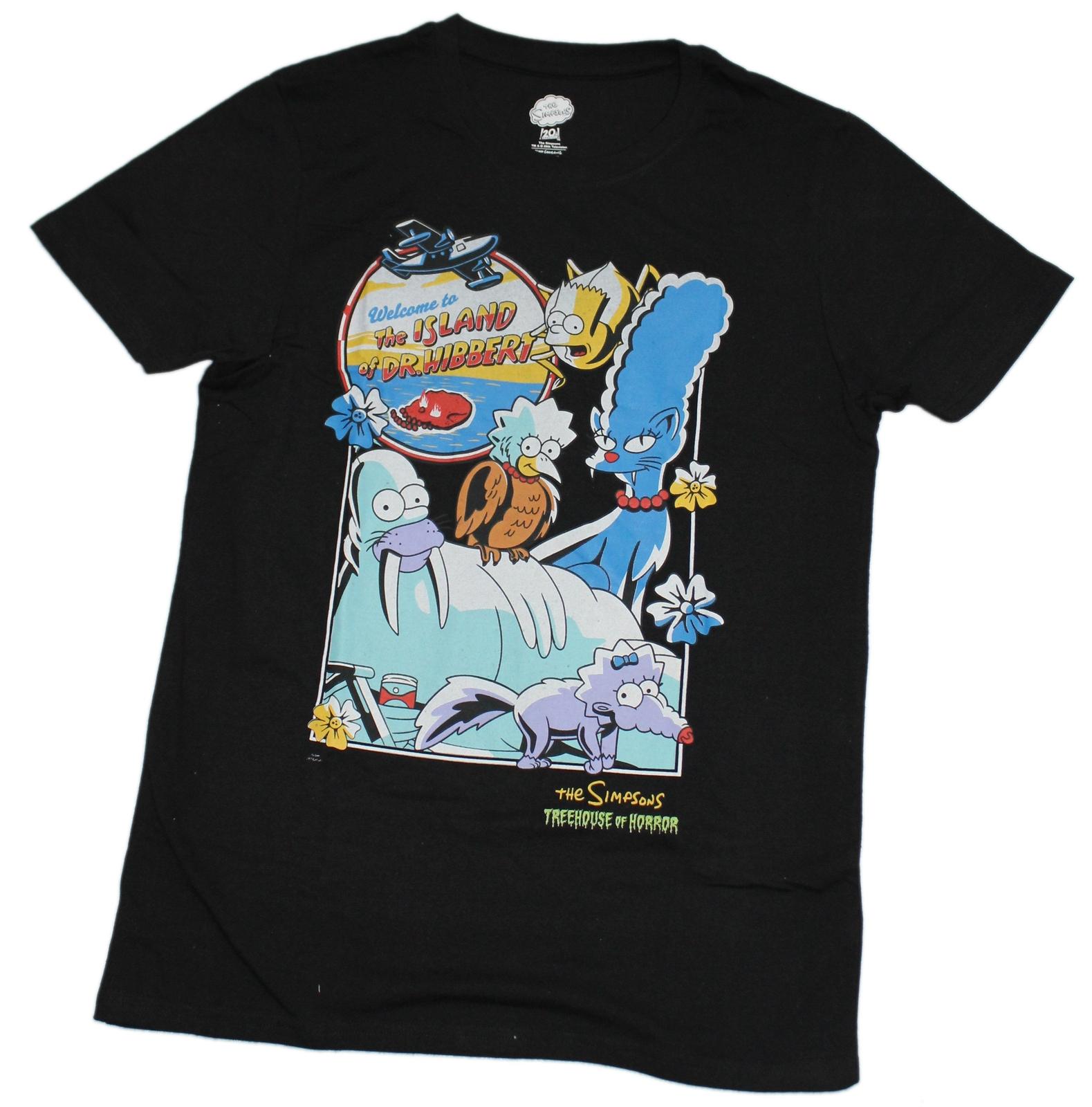 The Simpsons New Adult T-Shirt - The Island of Doctor Hibbet XXXXL