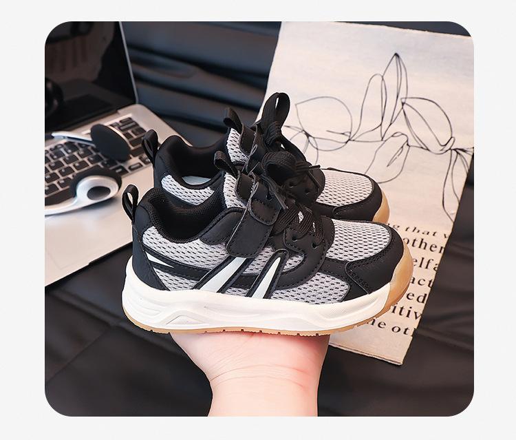 

Girls sports shoes autumn 2025 new children s mesh breathable running shoes boys medium and older children s casual shoes 27