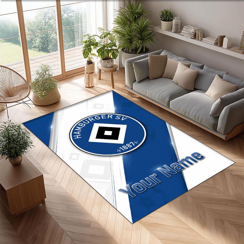 Tappeto in Velluto di Cristallo Stampato Hamburger SV Tappeto Antiscivolo in Velluto di Cristallo Per Divano Camera da Letto Decorazione Interna per la Casa