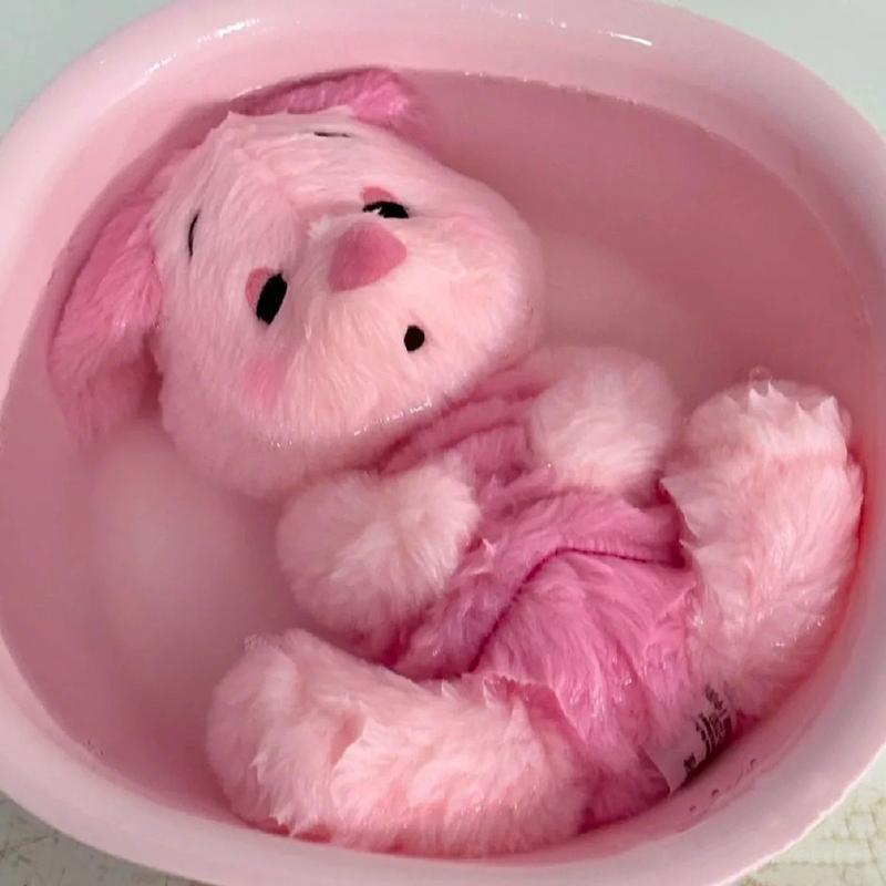 Cartoon Pink Piglet Anime Plush Doll Key Chain Soft Stuffed Toy Keyring Girl Bag Pendant Cute Pig Dolls Keychain For Kids Gift