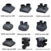 Diesel Heater Air Outlet Cover: Single, Double, or Quad Hole, Black Plastic