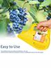 Blueberry Picker Ergonomic Soft touch Handle Lightweight Handle Easy to Use Berry Picker Rakes with Comb Teeth Garden Tool