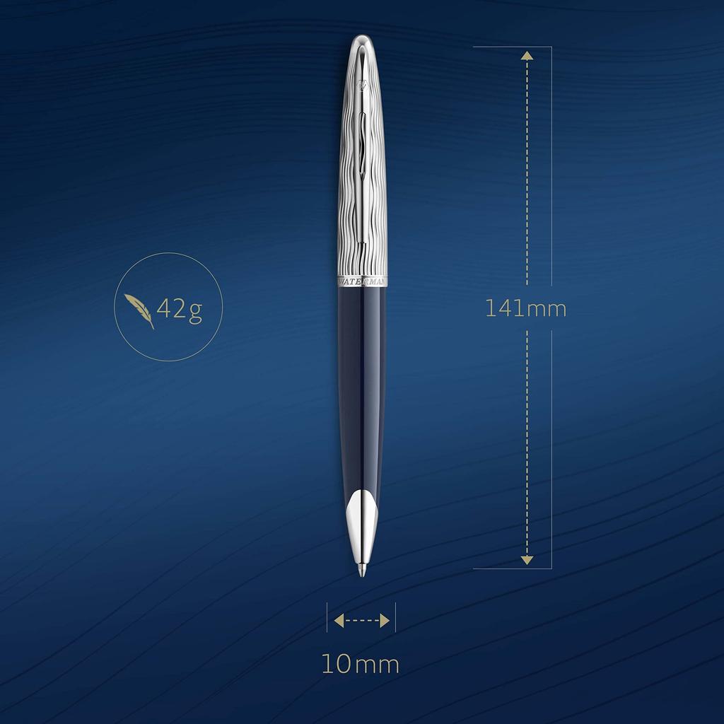 Waterman Official Karen Deluxe Special Edition Ballpoint Pen Luxury Brand Gift Blue ST 2166425