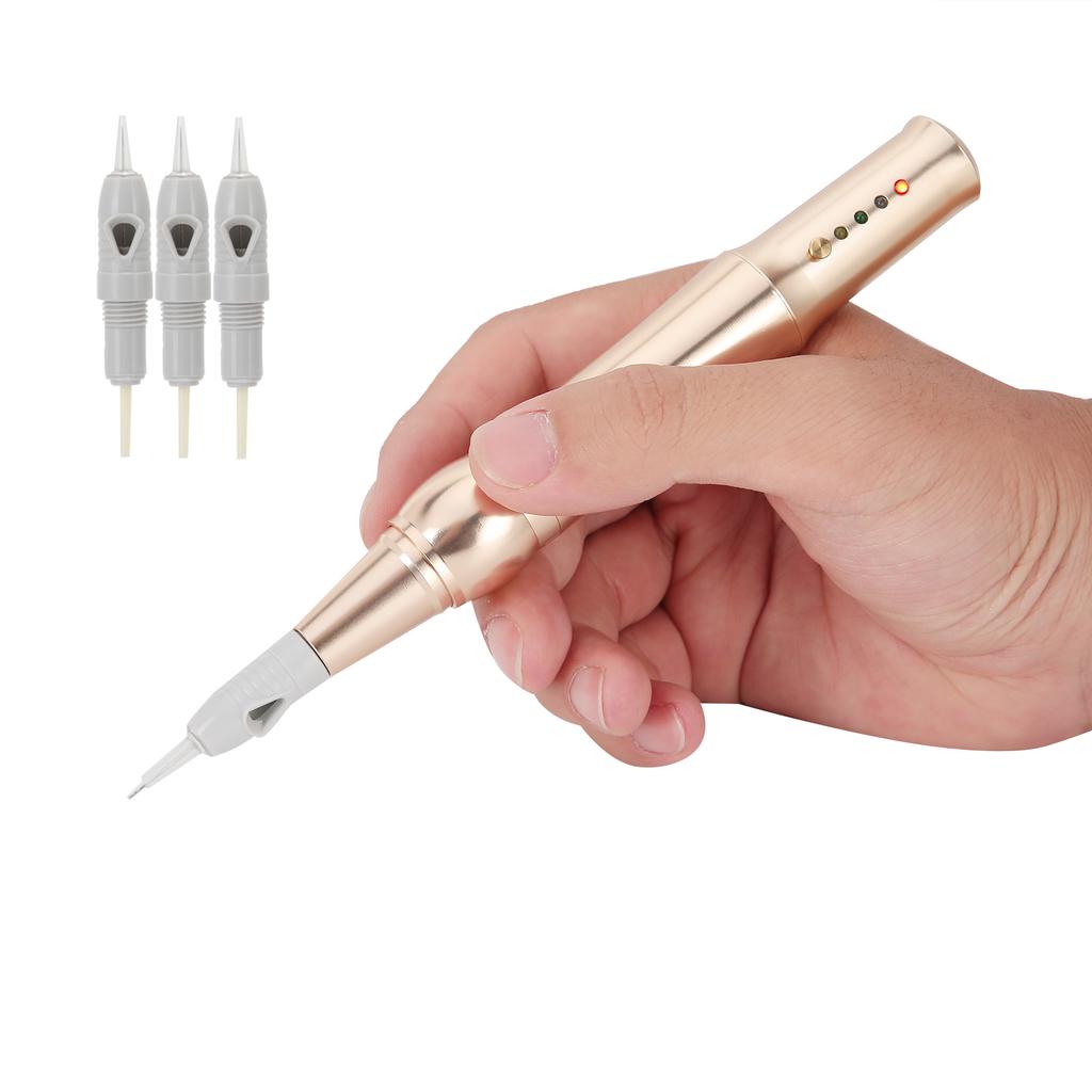 Microblading Pen SemiPermanent Eyebrow Lip Eyeliner Tattoo Machine with Needles