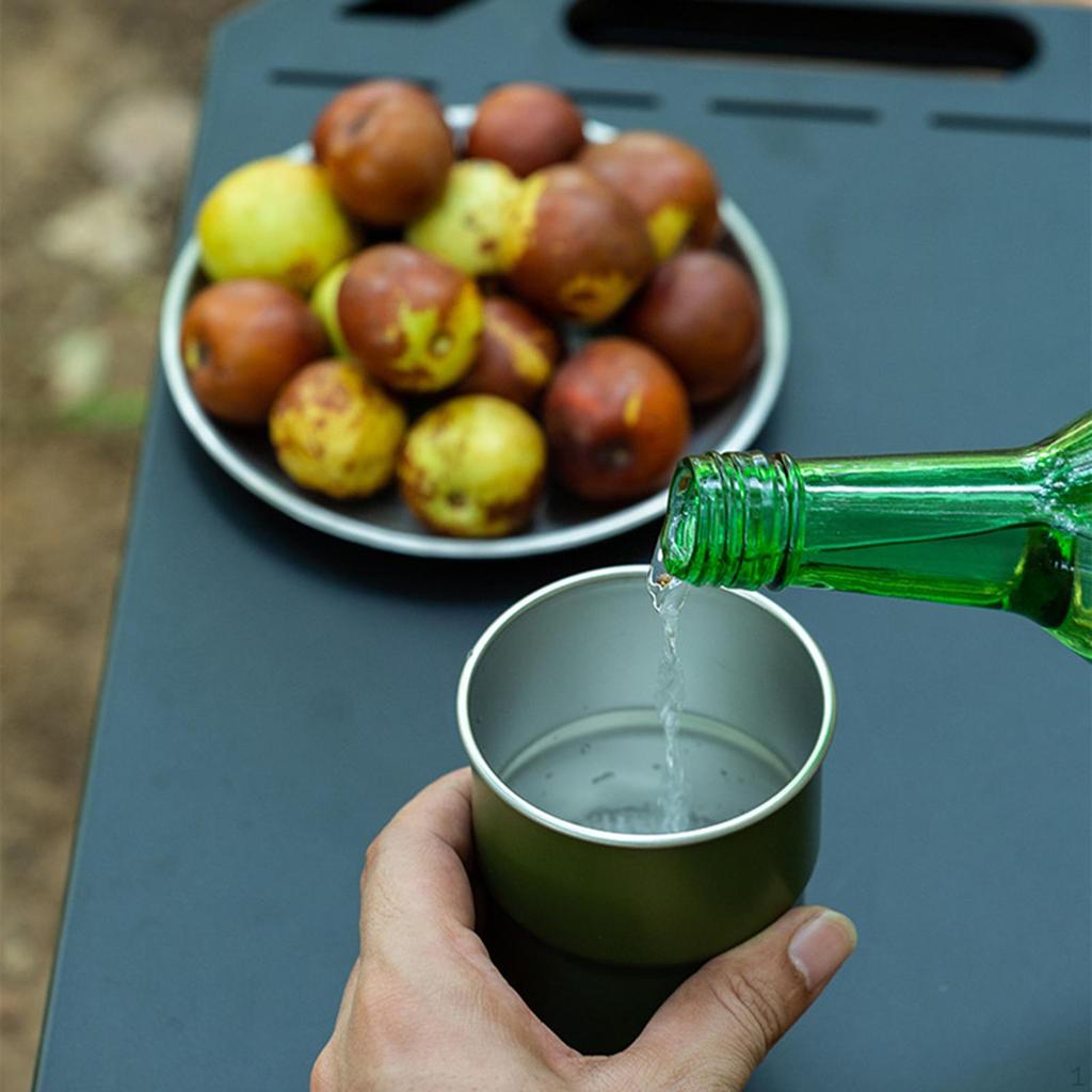 304 Edelstahl Trinkbecher Camping Outdoor für Ausflüge BBQ Reisen Rucksackreisen