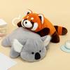 Tummy Doll Plush Weighted Stuffed Animals Soft Panda Fox Koala Plushies for Anxiety Relief Sleep Support Cuddling Body Pillow Kids Adults Gift Decor