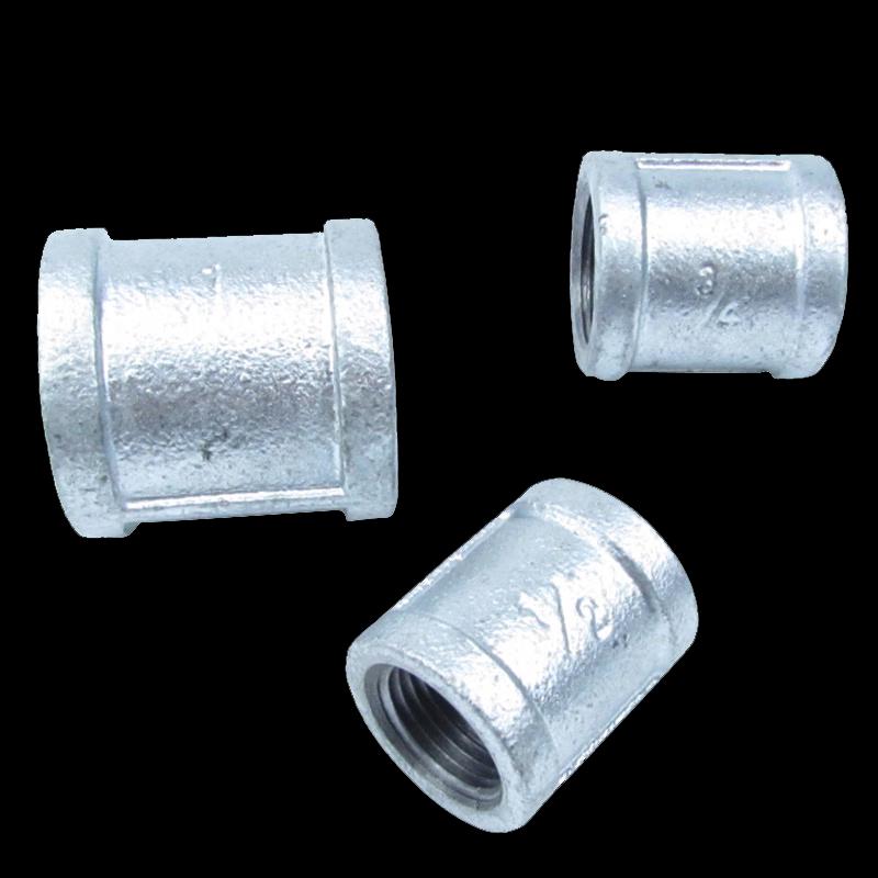Galvanized Malleable Cast Iron Straight Pipe Connector