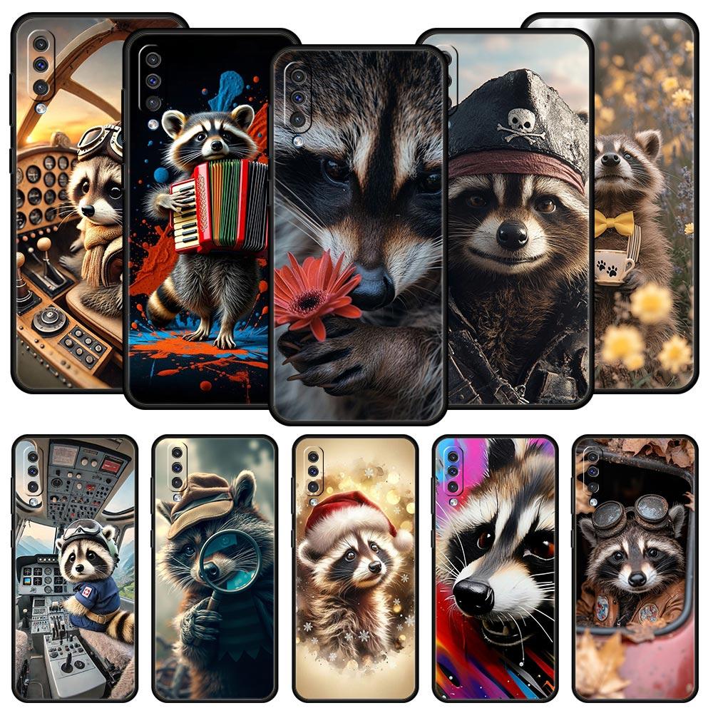 Mapache Phone Case for Samsung Galaxy A56 A36 A26 A16 A34 A24 A42 A22 A20 A12 A40 A30 A10 5G Soft TPU Cover Shell Fundas Capas