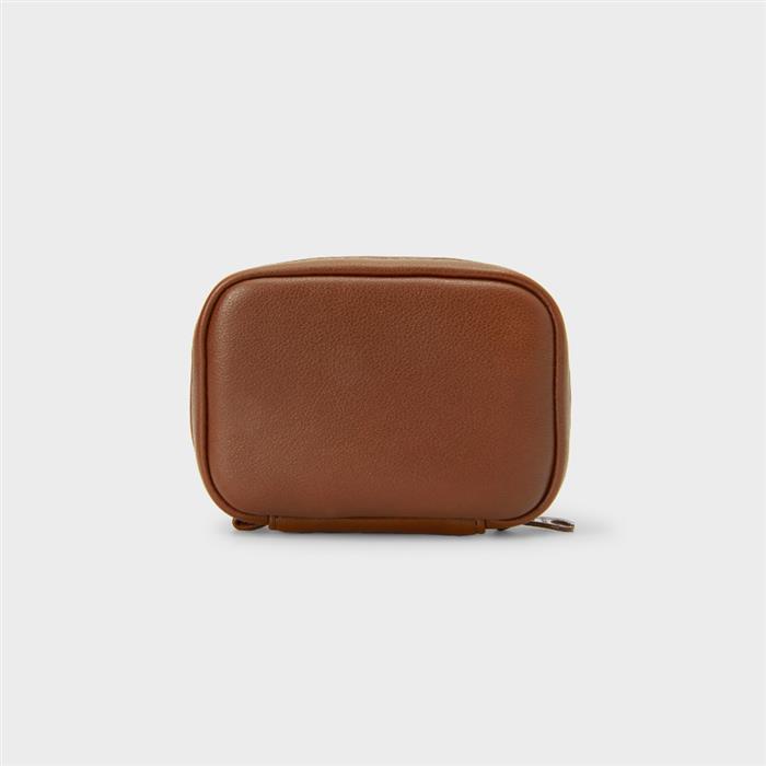 Line Friends Brown Leather-like Square Pouch (S)