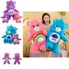 Rainbow Care Bears Plush Toy Large Size Stuffed Doll For Birthday Gift