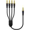Reinforced Auxiliary Stereo Cord Universal for Phones Tablets Laptops Headphones Electronics Universal Device Connection