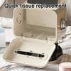 Multifunktionale Taschentuchbox mit Fernbedienungshalter, Serviettenspender für Badezimmer, Toilette, Schlafzimmer und Büro