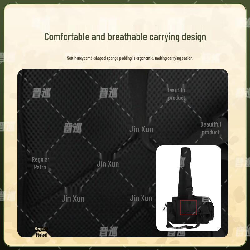 Jinxun Outdoor Fishing Lure Sling Bag