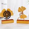 Mosquito Coil Holder Exquisite Leaf Shape Iron Shelf Creaive Incense Burner Case for Home Organizer