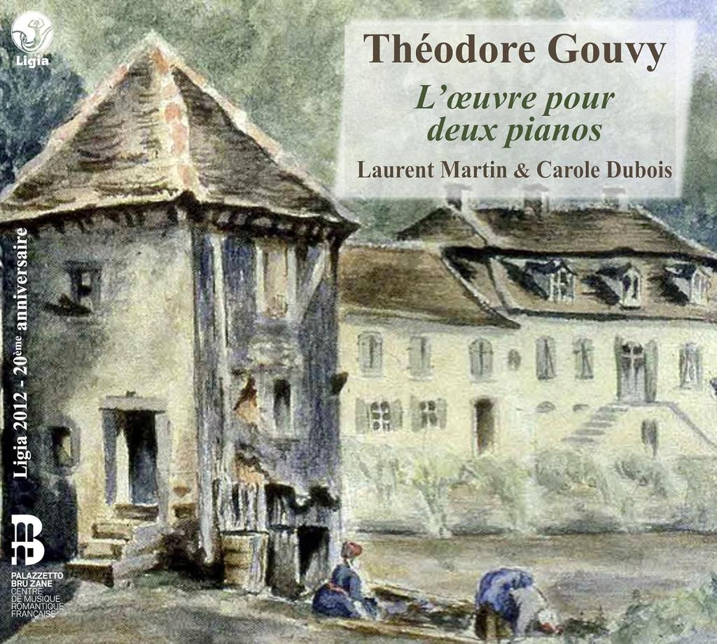CD LAURENT MARTIN, KAROL DUBOIS, THÉOD - Theodore Gouvy: Works for two piano LIDI030224912 Non Japan Classical Used