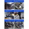 U75F Universal CV Joint Boot Replacement Constant Velocities Joint Boot Silicone Dust Cover For Drive Shaft