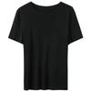 Sancai 2026 Spring Round Neck Slim Fit Short Sleeve T-Shirt