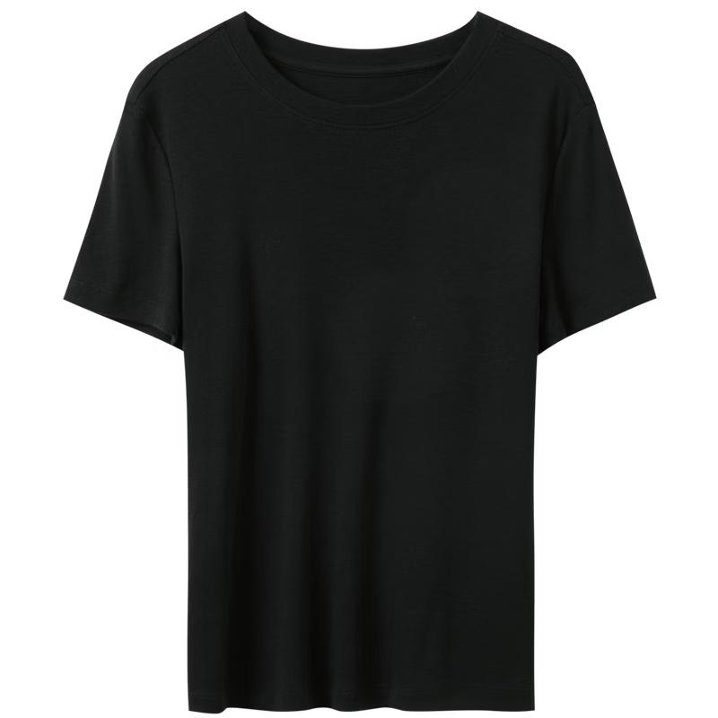Sancai 2026 Spring Round Neck Slim Fit Short Sleeve T-Shirt