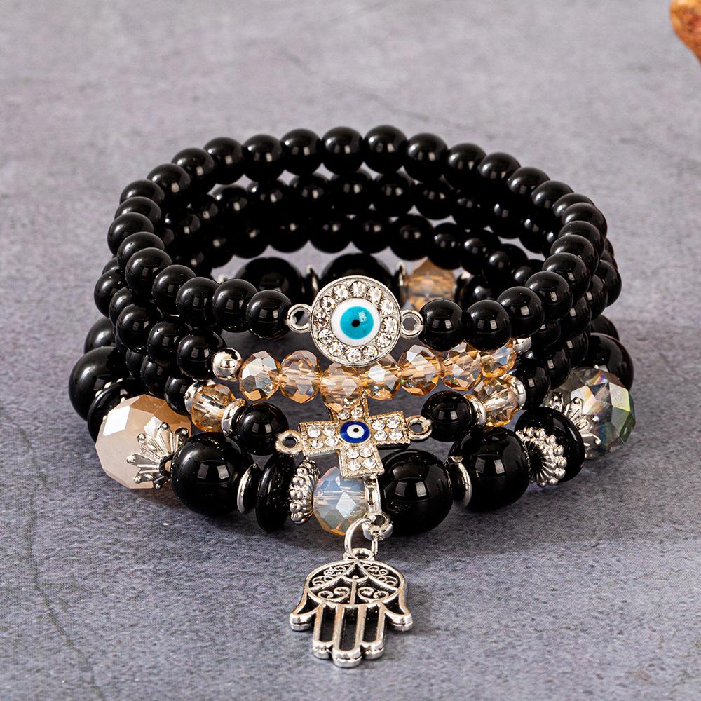 JYL TS Bracelet Butterfly  Multi-layer Enhances Sparkle & Transformation Black возвышение