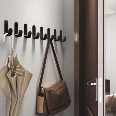 Mehrzweck-Wandorganizer-Haken Hinter-der-Tür Kleiderbügelhaken Badezimmer Bademantel Handtuchhalter Regal Küchen-Hardware-Regalhaken