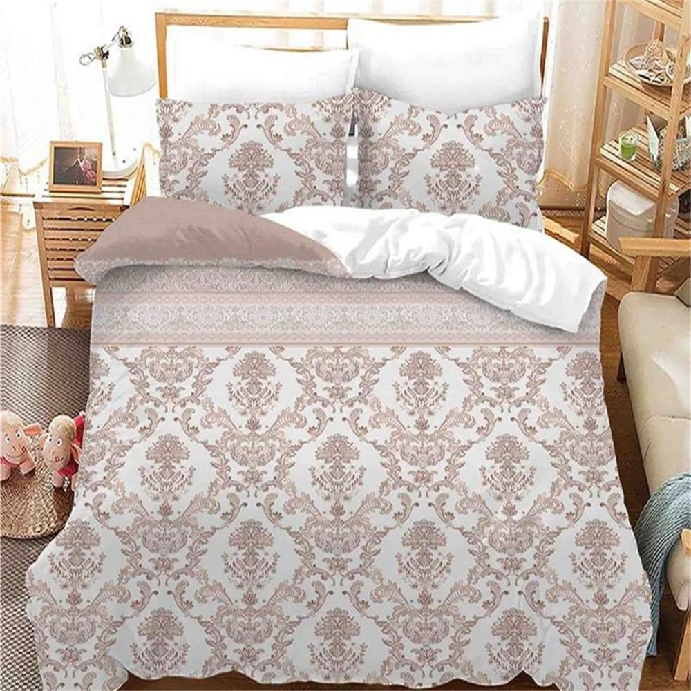 Luxury Duvet Cover Sets King Size 3pcs Super High Grade Oft Comfortable Deluxe Bedding Set Western Housse De Couette 240x260 Hot