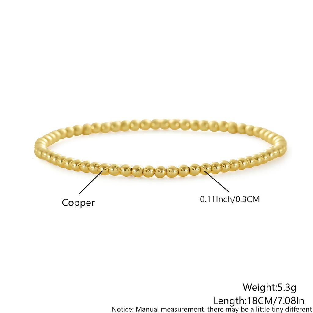 Fashion Bar Soft Clay Bracelet - Elegant Design String Bead Bracelet for Layered Wearing
