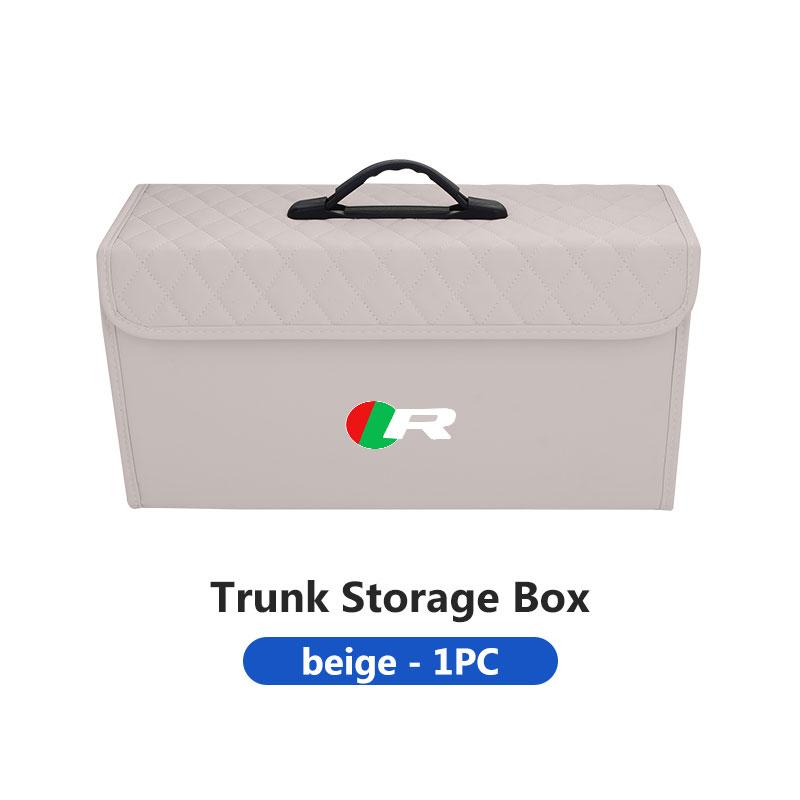 For Jaguar Car Interior Trunk Storage Box Leather Tools Storage Case Bag XF XJ XE XK S-Type F-Type X-Type F-Pace I-Pace E-Pace SS2
