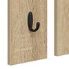 Wall Mounted Coat Rack in Sonoma Oak 84 x 10 x 80 cm