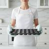 Nonstick Mini Cake Pans Moulds 6 Pieces Professional Baking Supplies for Cupcakes DIY Party Baking