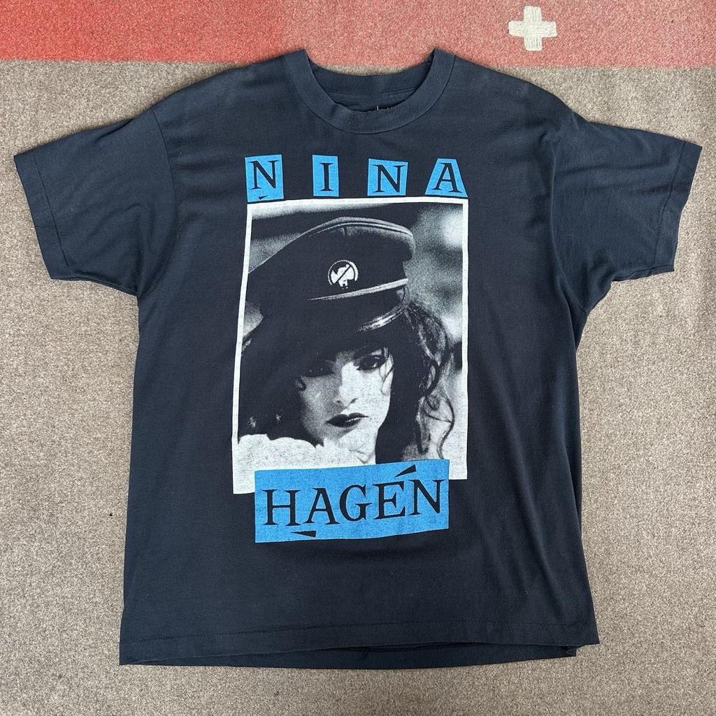 Vintage Nina Hagen 1988 Baumwollhemd Unisex Konzert S bis 5XL Unisex T-Shirt