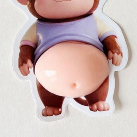 30 Stück Hunde-Bauchaufkleber Anti-Kollisionsaufkleber für Autos und Häuser Weiche Silikon-Pufferpolster Schrankeckenschutz