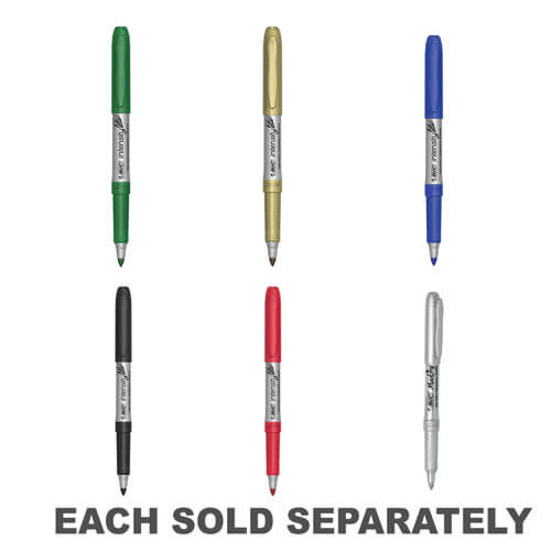 Bic Intensity Permanent Marker 1.1mm Tip (12pk)