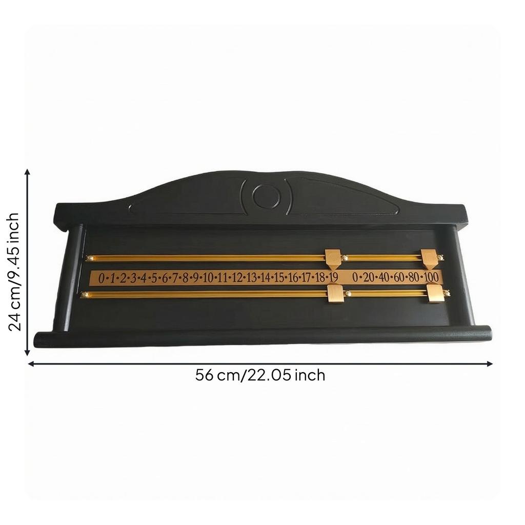 Snooker Score Scorekeeper Quick-Slide Wooden Scoreboard