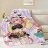 warm comfort soft Varesa plush blanket for sofa living room office NEW bedroom travel Genshin Impact gift single-sided printed