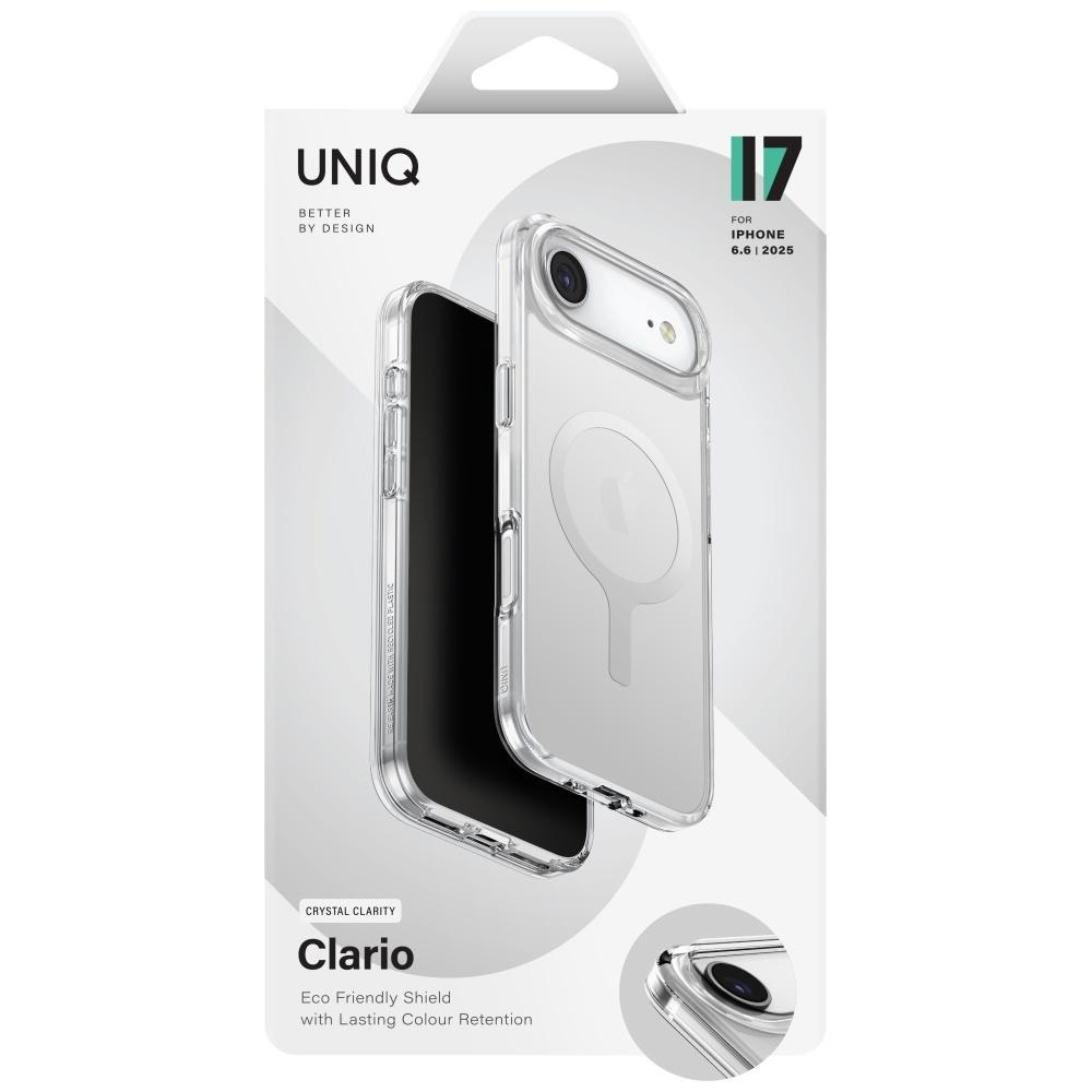 UNIQ Clario Case for iPhone Air Magclick Charging Transparent