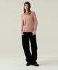 VOYONN Round Neck Woolrayon T-Shirt Vintage Orange 914