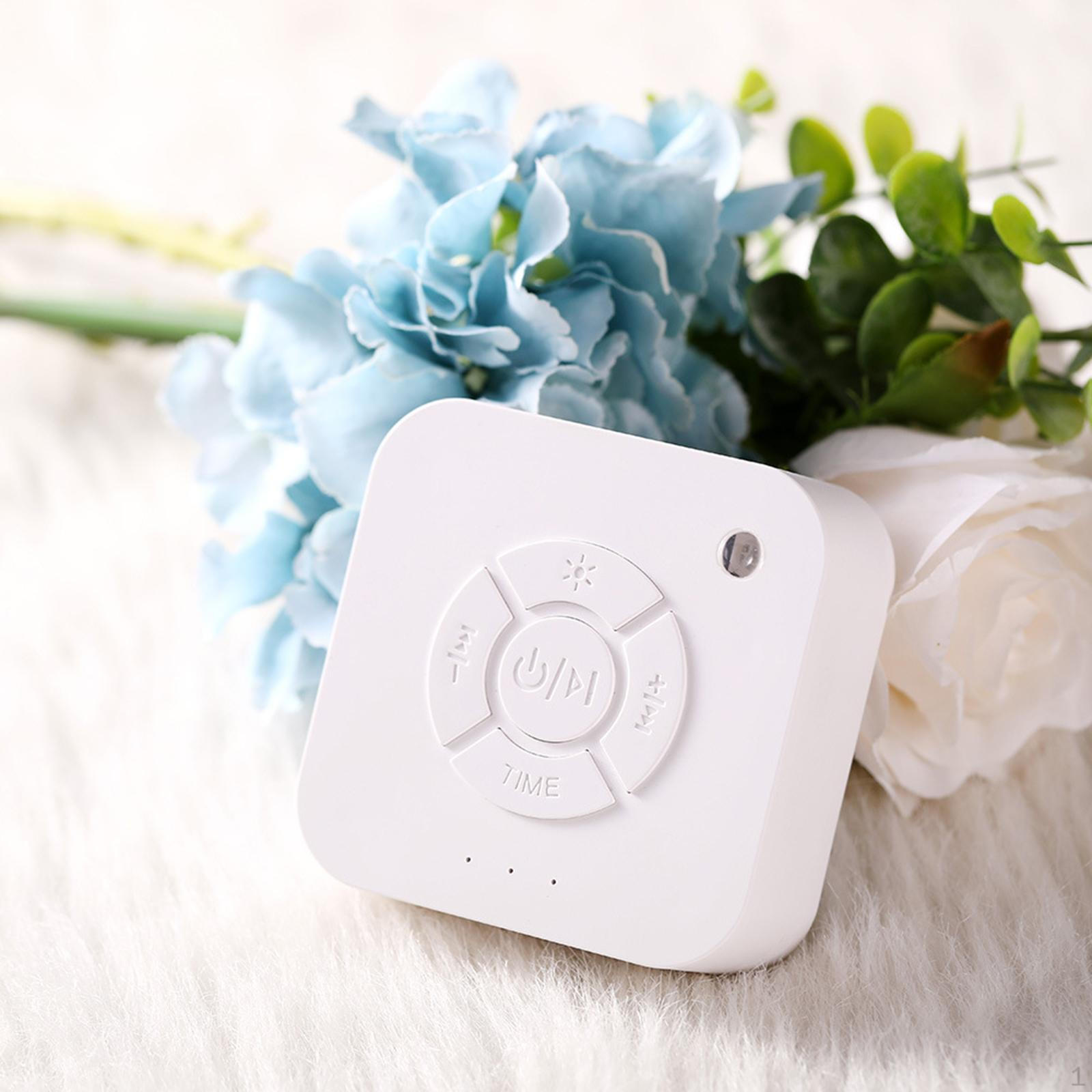 

White Noise Sound Machine Portable Night Light Generator Sleep for