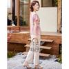 Past Summer New Chinese Style T-shirt and Pants Set