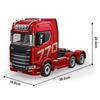 HUINA 1/18 19CH RC Truck 1501 770S Scania Alloy Tractor 2.4G Remote Control Engineering Trailer Truck with Light and Sound Toys