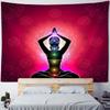 Tapestry wall hanging, yoga background cloth, meditation, chakra, art decoration, dormitory bedroom living room, home decoration