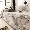 -Flower Sofa Towel Blanket, Chenille Couch Cover, Anti Cat Scratch, Chair Recliner Furniture Protector, One Piece