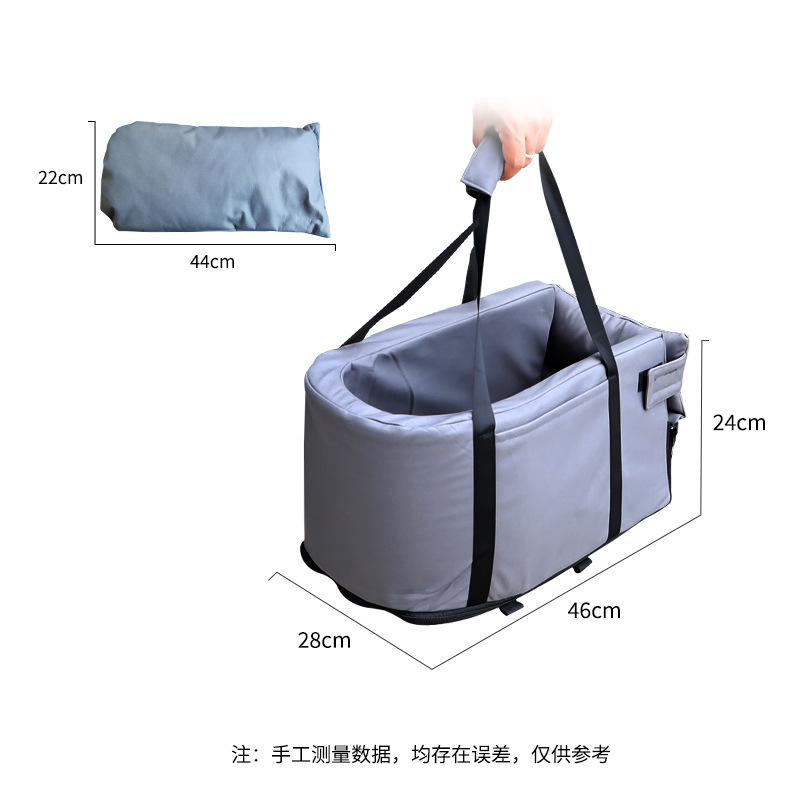 Center Console Pet Car Seat Nest For Small Dogs And Cats